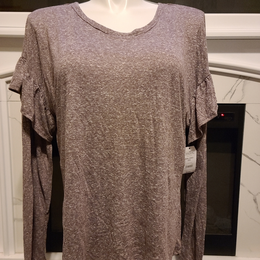 Time and true long sleeve top